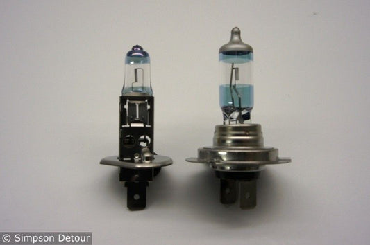 H1+H7 Headlight Bulb Upgrade Bulbs